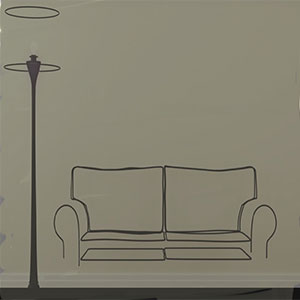 Ein Logo welches eine Couch zeigt